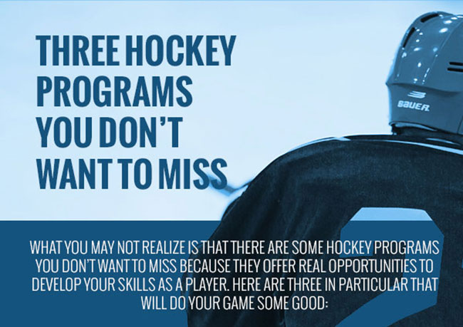 Three Hockey Programs You Don’t Want to Miss